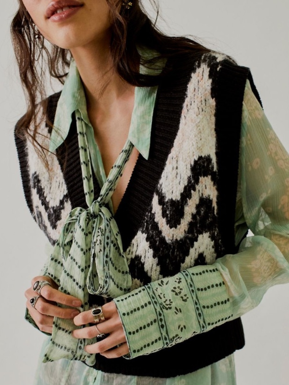 NWT Free People x Anna Sui No Other Vest